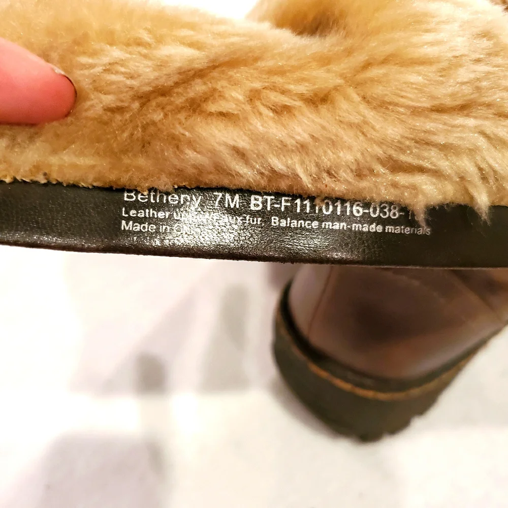 BareTraps Betheny Brown Size 7 Boots